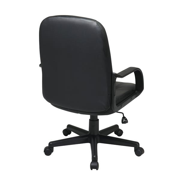 Work Smart™ Black Leather Chair