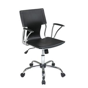 Work Smart™ 34.25-in x 17.50-in Black Foam Chair