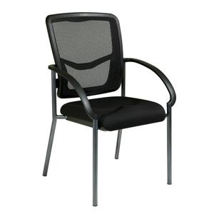 OSP Designs ProGrid Office Chair - Black - 37.75-in x 24.5-in