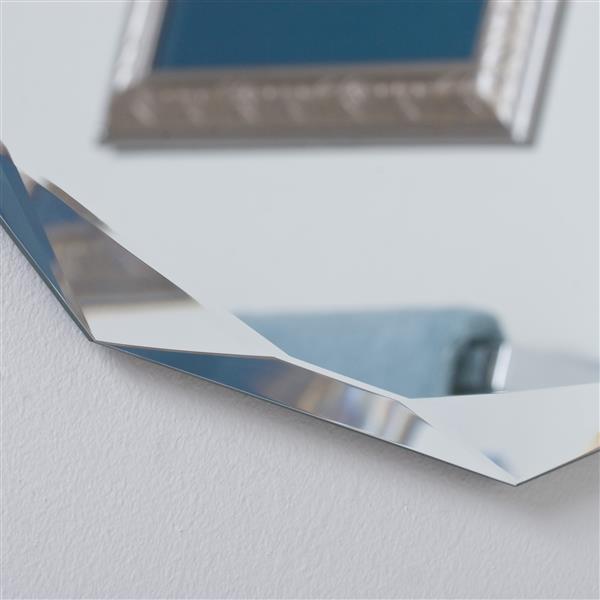 Miroir Diamond, 23,6 po, octogonal