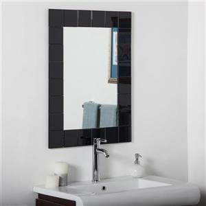 Decor Wonderland Montreal 23.6-in x 31.5-in Rectangular Mirror