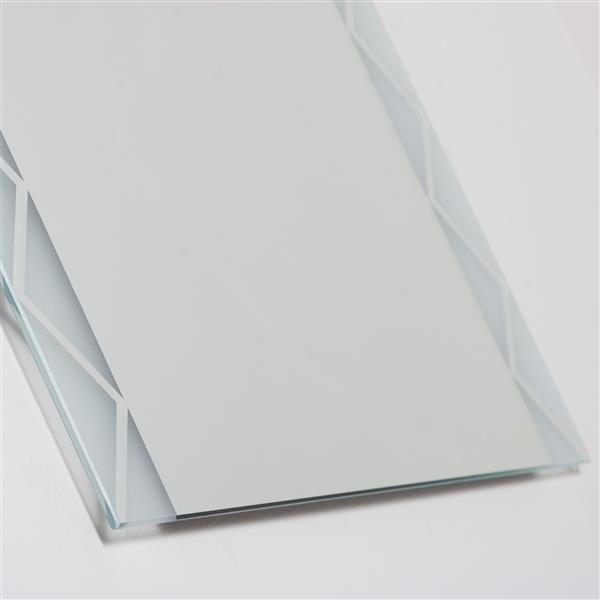 Decor Wonderland Frameless Polished 23.6-in Rectangular Mirror