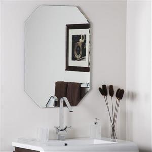 Decor Wonderland Frameless 23.5-in x 31.5-in Octagonal Mirror