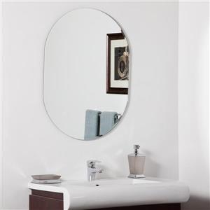 Decor Wonderland Khloe 23.6-in Oval Mirror