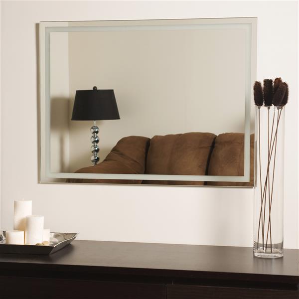 Decor Wonderland 23.6-in x 31.5-in Frameless Polished Mirror