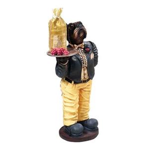 RAM Game Room Products 40-in Dog Waiter Game Room Decor Figurine