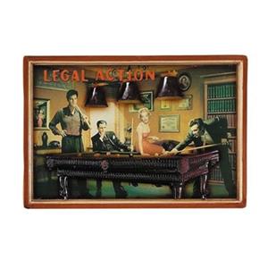 RAM Game Room Products 16-in x 23-in Legal Action Framed Art