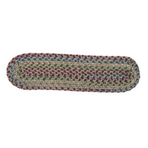 Colonial Mills Twilight 8-in x 28-in Palm Stair Tread Mat - 13/pack