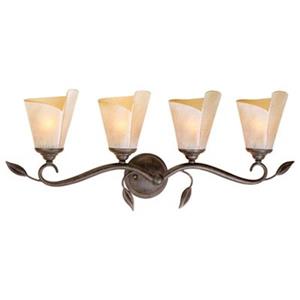 Cascadia Capri 4-Light Bronze Rustic Vine Bathroom Vanity Fixture