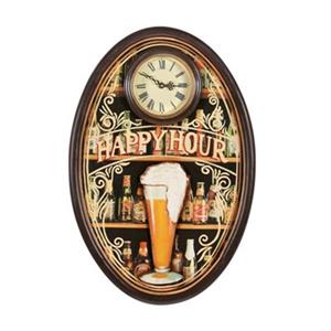 RAM Game Room Products 24-in Happy Hour Clock Decor