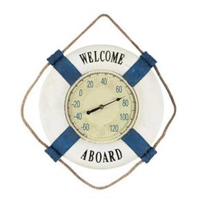 RAM Game Room Products 15-in White Welcome Aboard Thermometer