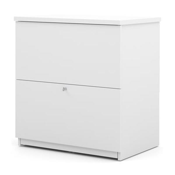 Bestar Standard 28 4 In X 30 40 In White Lateral File Cabinet 65635 2117 Rona