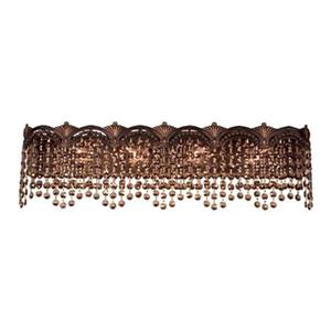 Classic Lighting Regency Chrome With Black Patina 4-Light Bathroom Vanity Light Bar