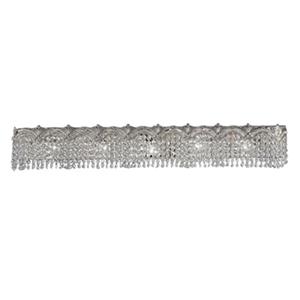 Classic Lighting Regency Chrome With Black Patina 5-Light Bathroom Vanity Light Bar