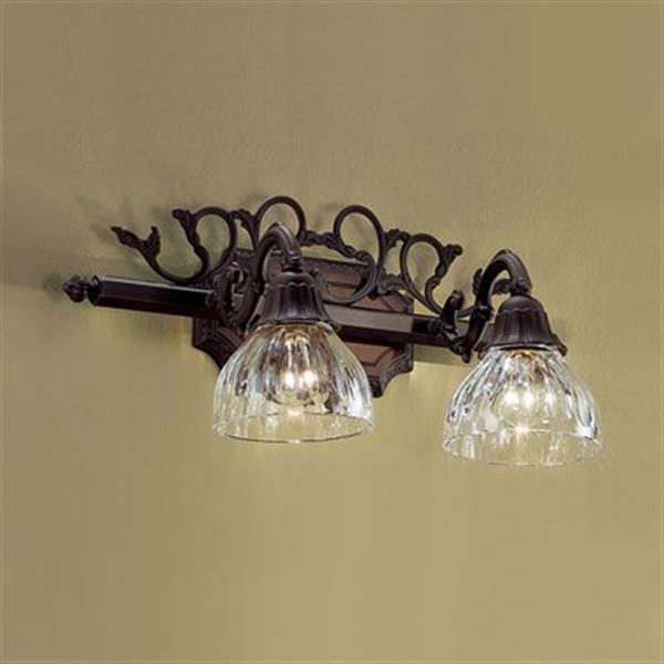 Classic Lighting Majestic Aged Bronze 2-Light Bathroom Vanity Light | RONA
