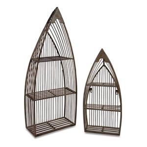 IMAX Worldwide Captain's Quarters Nesting Boat Shelf (Set of 2)