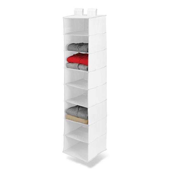 Honey Can Do White 8-Shelf Hanging Closet Organizer