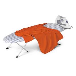 Honey Can Do 32-in x 12.5-in Blue Folding Table Top Ironing Board