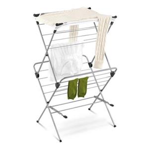 Honey Can Do DRY Silver 2-Tier Mesh Top Drying Rack