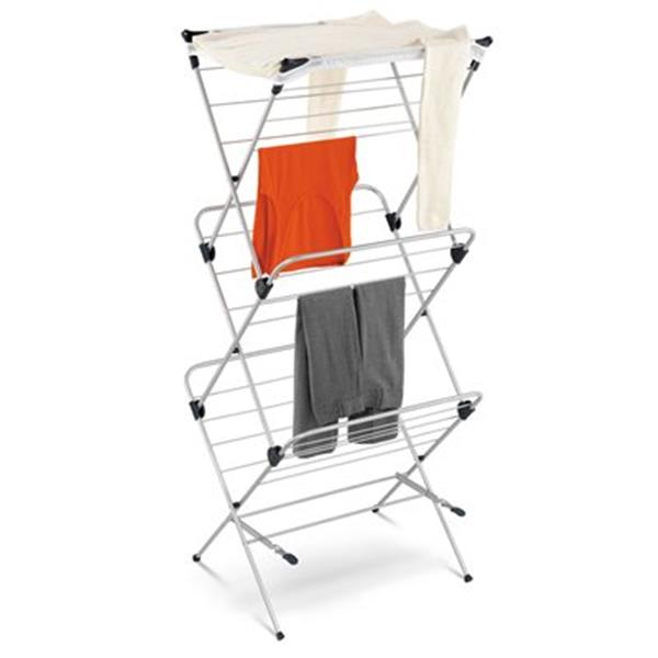 Honey Can Do DRY Silver 2-Tier Mesh Top Drying Rack