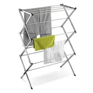 Honey Can Do DRY Chrome Commercial Accordion Drying Rack