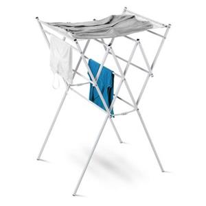 Honey Can Do DRY White Expandable Drying Rack With Mesh Shelf