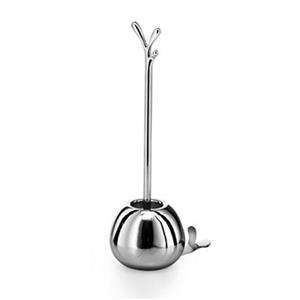 WS Bath Collections Skoati Stainless Steel Toilet Brush Holder