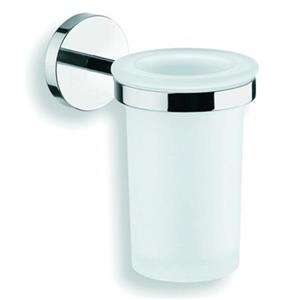 WS Bath Collections Duemila Wall Mounted Polished Chrome Toothbrush Holder