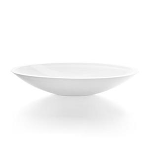 WS Bath Collections Linea 10.60-in x 10.60-in White Ceramic Round Vessel Sink