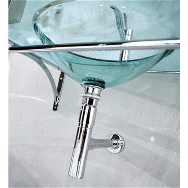 WS Bath Collections Linea 5392 Linea Shower Drain, Polished