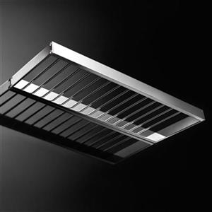WS Bath Collections Skuara 5.3-in x 23.6-in x 1-in Chrome Bathroom Shelf