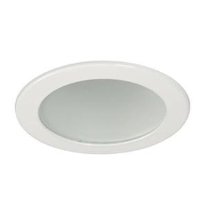 Galaxy White 4-in Line Voltage Shower Recessed Lighting Trim