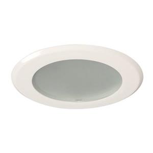 Galaxy White 5-in Line Voltage Shower Recessed Lighting Trim