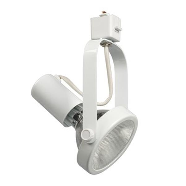 Galaxy Gimbal Polished White Ring Track Head