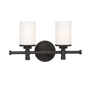 Galaxy Brighton Oil Rubbed Bronze 2-Light Bathroom Vanity Light