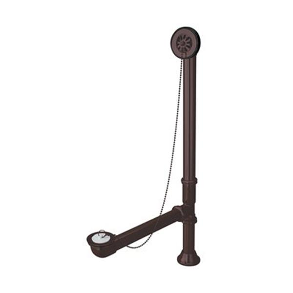 Elements of Design 29-in Brass Oil Rubbed Bronze Brass Claw Foot Drain