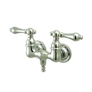 Elements of Design Hot Springs Chrome Vintage TubWall Clawfoot Tub and Shower Filler