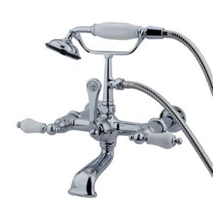 Elements of Design Chrome Hot Springs Clawfoot Tub and Shower Filler