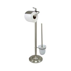 Elements of Design DS201 Vintage Satin Nickel Pedestal Toilet Tissue Holder