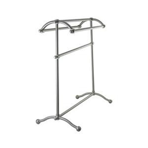 Elements of Design Vintage 29.5-in Satin Nickel Free-Standing Pedestal Rack Towel Bar