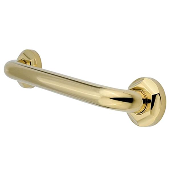Elements of Design Metropolitan 34.81-in Polished Brass Grab Bar