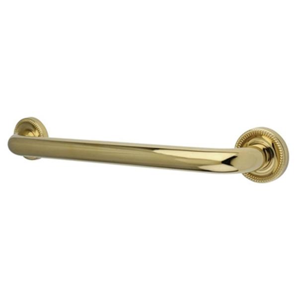 Elements of Design Camelon 38.75-in Polished Brass Grab Bar