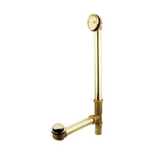 Elements of Design 20-in Brass Polished Brass Waste Overflow Bathtub Part