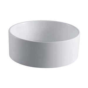 Elements of Design Park 15.75-in x 15.75-in White Round Vessel Sink