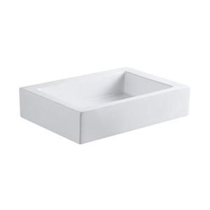 Elements of Design Pacifica 22-in x 15.75-in White Rectangular
