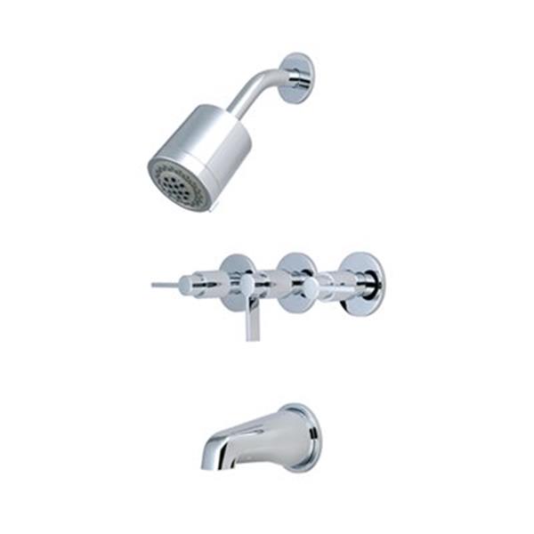 Elements Of Design Nuvofusion Polished Chrome Tub Shower Faucet
