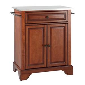 Crosley Furniture Lafayette 18-in x 28.25-in x 36-in Portable Kitchen Island