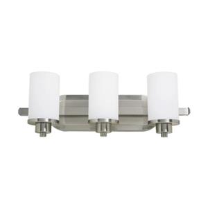 Artcraft Lighting Parkdale Polished Nickel 3-Light Bathroom Vanity Light