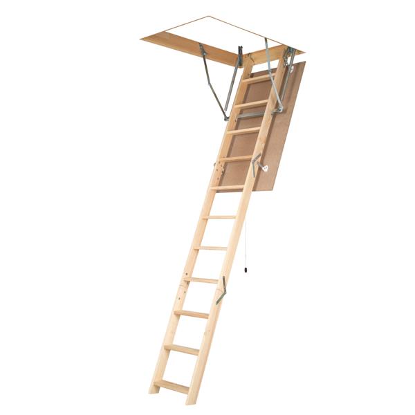 Fakro Folding Attic Ladder 22 5 X 47 Wood Clear 66847 Rona