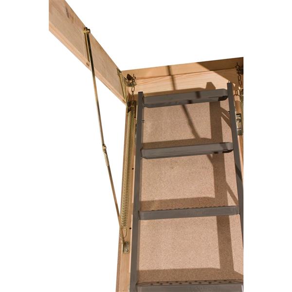 FAKRO Folding Attic Ladder 25" x 47" Steel Gray 66861 RONA